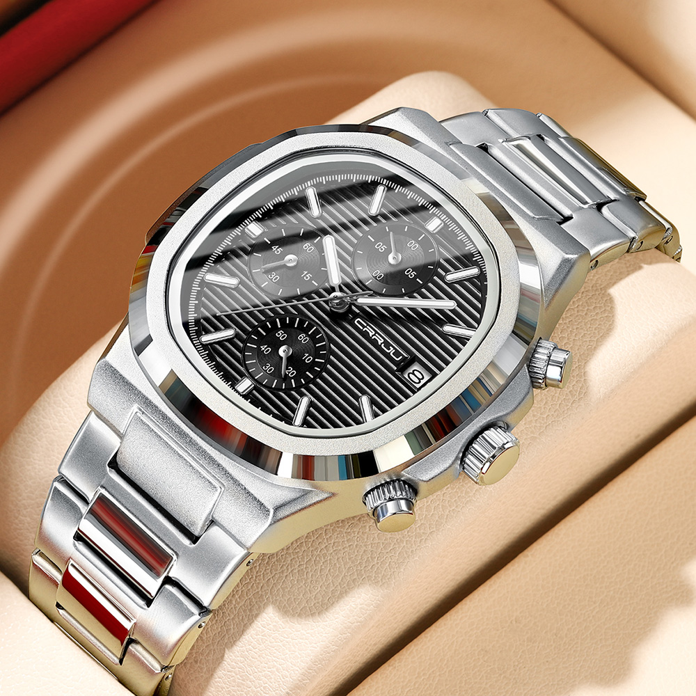 Luxury Watch Magazine - CRRJU-Montre de sport à quartz pour