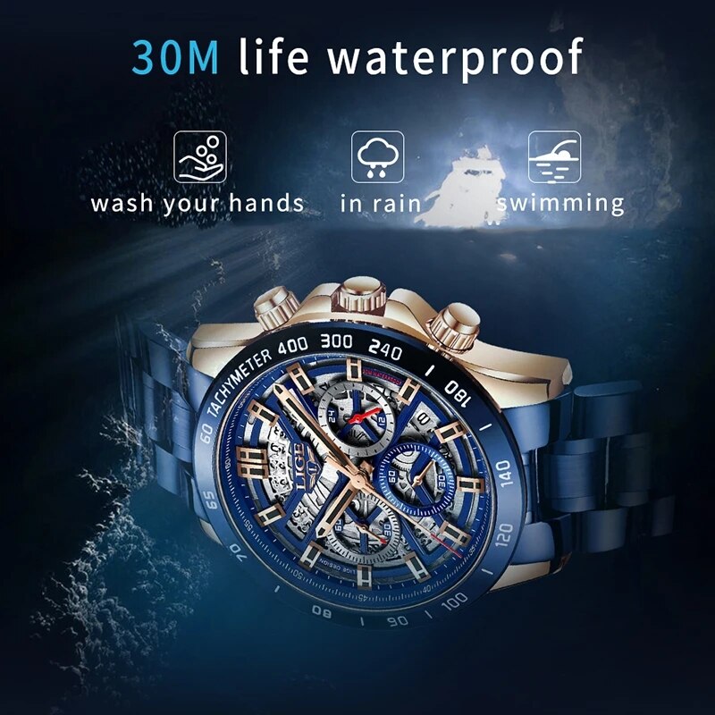 LIGE-Montre-bracelet à quartz  - Luxury Watch Magazine avis et prix