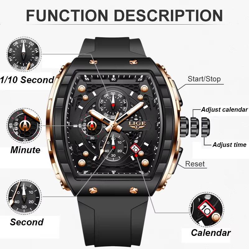 Montre de luxe pour homme LIGE - Luxury Watch Magazine avis et prix